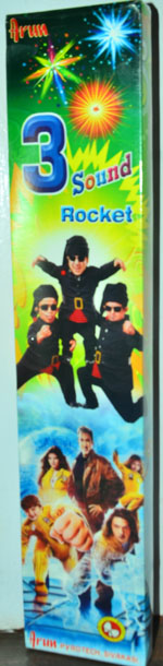 sri madhan Crackers THREE SOUND ROCKET